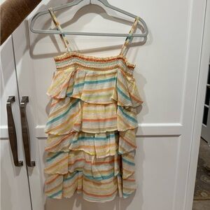 Lovers + Friends Multicolor Striped Mini Dress